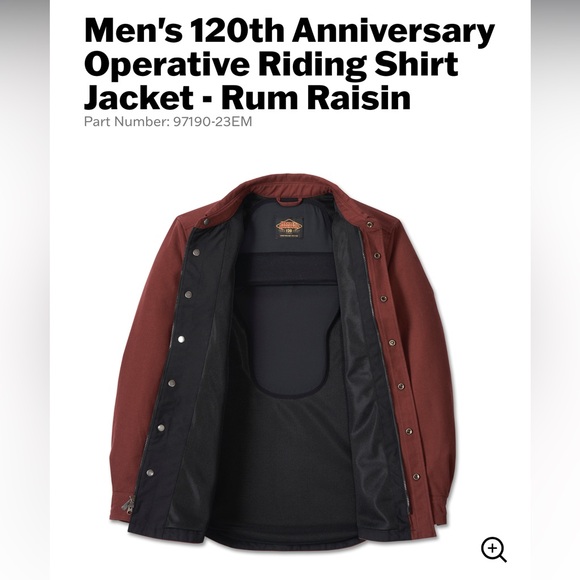 NWT Harley-Davidson Riding Jacket w/Ghost Armor -Large - Picture 16 of 16